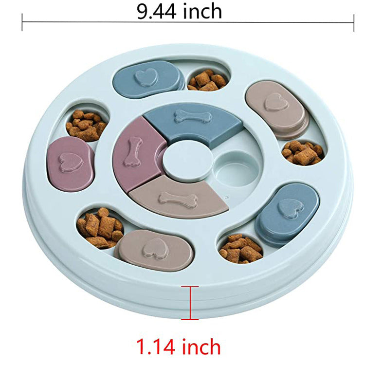 Dog Puzzle Feeder Bowl - Rocky's Famous Treats