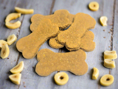 Peanut Butter Banana Dog Treats