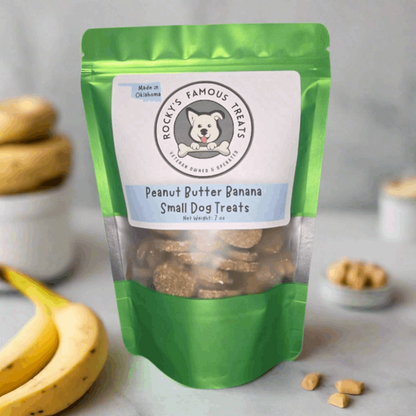 peanut butter banana dog treats